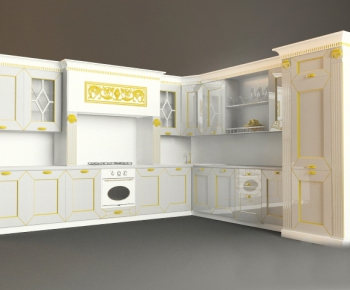 European Style Kitchen Cabinet-ID:242713215