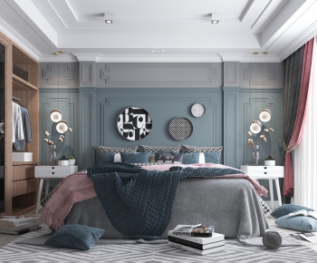 Nordic Style Bedroom-ID:718577831