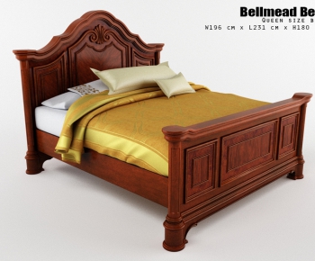 European Style Double Bed-ID:198428723