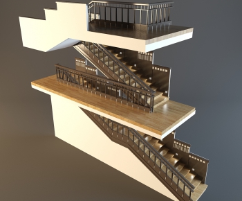Modern Stair Balustrade/elevator-ID:167057234