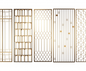 Modern Metal Screen Partition-ID:135209231
