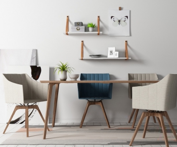 Modern Dining Table And Chairs-ID:754184111