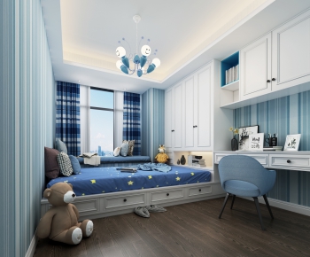 Modern Boy's Room And Son's Room-ID:875374122