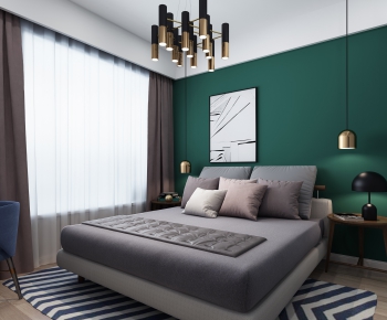 Nordic Style Bedroom-ID:661877483