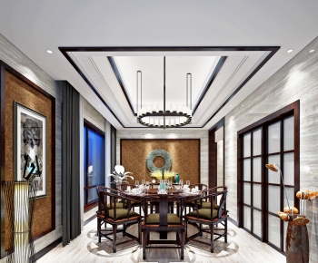 New Chinese Style Dining Room-ID:294235923