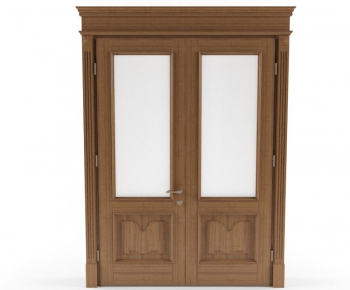 Modern Solid Wood Door-ID:434021844