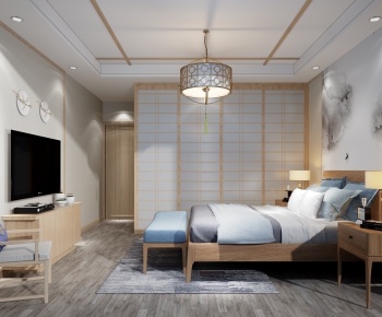 New Chinese Style Bedroom-ID:336842633
