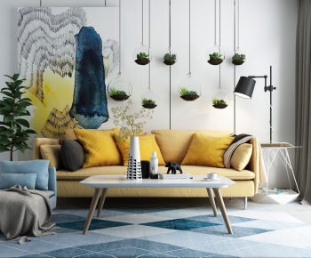 Nordic Style Sofa Combination-ID:995600946