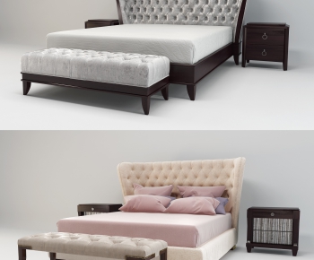 American Style Double Bed-ID:869198436