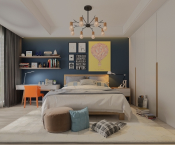 Nordic Style Bedroom-ID:522004579