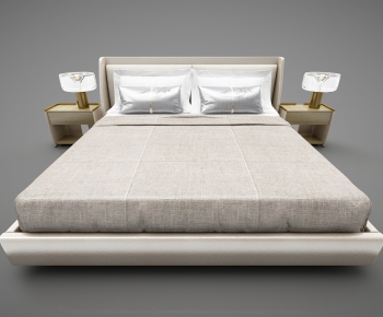 Modern Double Bed-ID:624661872