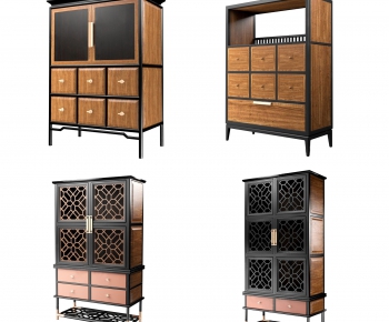 New Chinese Style Decorative Cabinet-ID:798492766