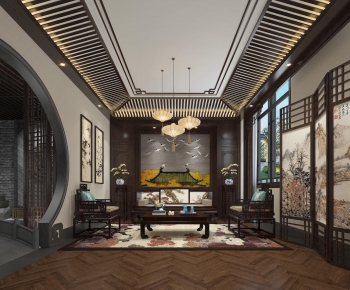 New Chinese Style Reception Area-ID:634447121