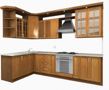 European Style Kitchen Cabinet-ID:597096849