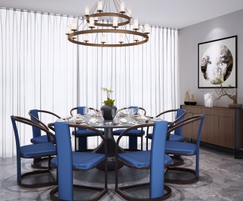 New Chinese Style Dining Table And Chairs-ID:178663235