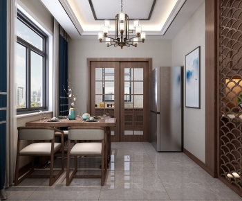 New Chinese Style Dining Room-ID:534326767