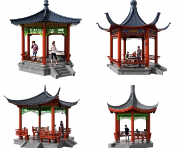 Chinese Style Ancient Architectural Buildings-ID:431849543