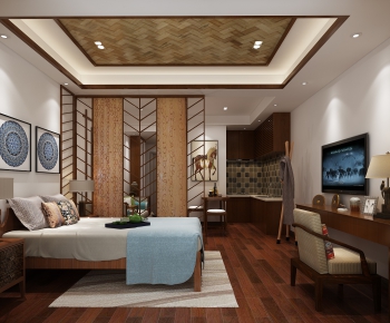 Southeast Asian Style Bedroom-ID:431096862