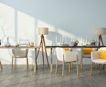 Nordic Style Dining Table And Chairs-ID:370112879