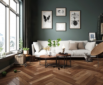 Nordic Style Sofa Combination-ID:745210561