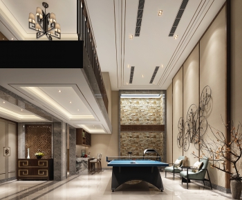 New Chinese Style Billiards Room-ID:527188854