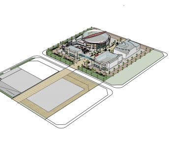 Modern Architectural Bird's-eye View Planning-ID:523452799