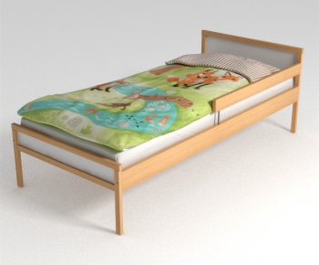 Modern Child's Bed-ID:499288773