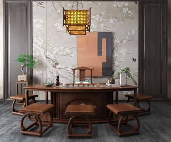 New Chinese Style Office Table-ID:393239175