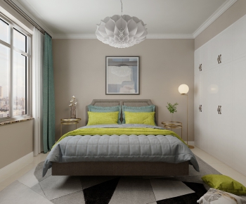 Nordic Style Bedroom-ID:123860546