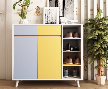 Nordic Style Shoe Cabinet-ID:490107248