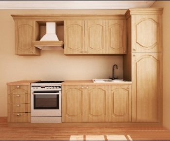 European Style Kitchen Cabinet-ID:138388993