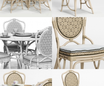 Modern Dining Table And Chairs-ID:500703352