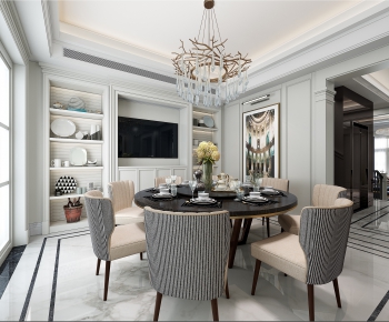 American Style Dining Room-ID:141191415