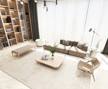 Japanese Style A Living Room-ID:647801921