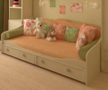 Modern Child's Bed-ID:944367757