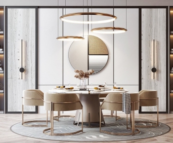 Modern Dining Table And Chairs-ID:369349268