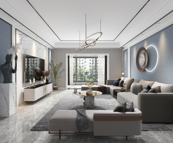 Modern A Living Room-ID:809253643