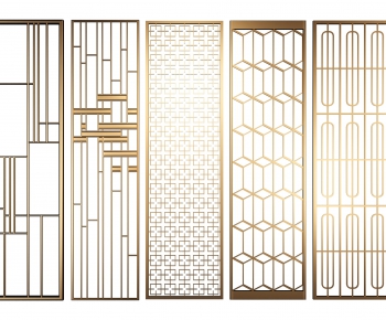 Modern Metal Screen Partition-ID:894123333