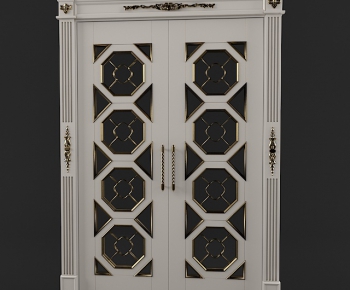 European Style Solid Wood Door-ID:919530192