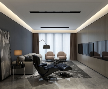 Modern A Living Room-ID:604971919