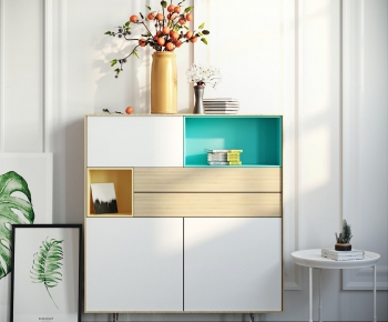 Nordic Style Side Cabinet/Entrance Cabinet-ID:652534238