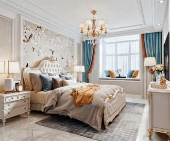 European Style Bedroom-ID:446507316