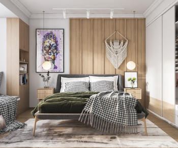 Nordic Style Bedroom-ID:618117149