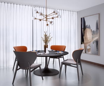 Modern Dining Table And Chairs-ID:315833961