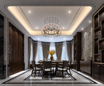 New Chinese Style Dining Room-ID:864367638