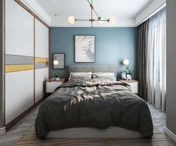 Nordic Style Bedroom-ID:397269356