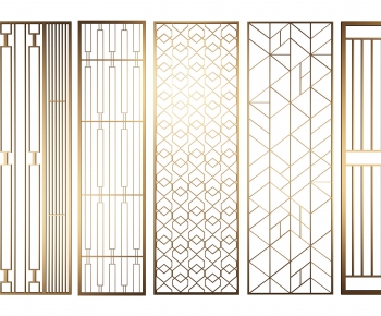 Modern Metal Screen Partition-ID:547823362