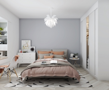 Nordic Style Bedroom-ID:262813911