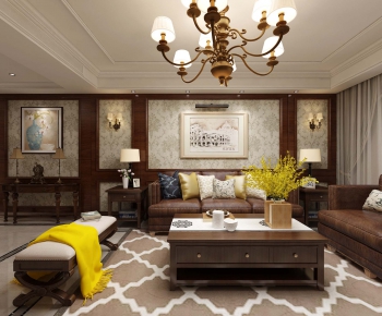 American Style A Living Room-ID:984685378