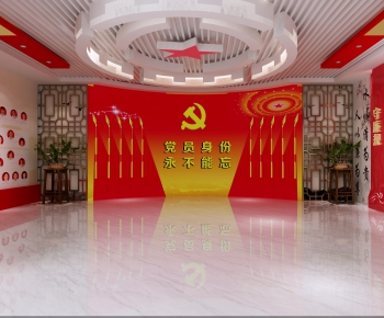 New Chinese Style Exhibition Hall-ID:766068796